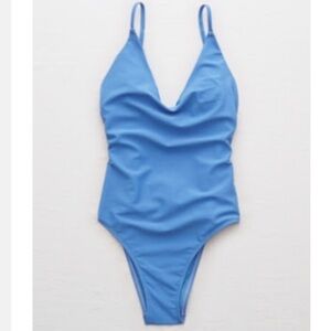 Aerie Blue One Piece Swimsuit